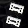 FOXSONIC 2pcs Replacement Ceramic Blades for Wahl Senior cordless Clipper 2 Hole Clipper ceramic Blade cutter,ceramic clipper replacement blades (WHITE) FOXSONIC 2pcs Replacement Ceramic Blades for Wahl Senior cordless Clipper 2 Hole Clipper ceramic Blade cutter,ceramic clipper replacement blades (WHITE)