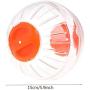 gutongyuan Silent Hamster Ball with Stand, Running Activity Exercise Ball Breathable Hamster Ball Dog Interactive Toy Ball Small Animals Cage Accessories