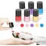 lesotc Dog Nail Polish Set, 6 Color Set (Pink, Purple, Red, Gold, Blue, Silver), Non-Toxic Water-Based Pet Nail Polish, Natural and Safe, Suitable for All Pet (Birds, Mice, Pigs and Rabbit)