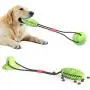 WLHOPE Dog Chew Toys for Aggressive Chewers Medium Large Breed Suction Cup Interactive Puzzle Tug of War Pull Toy Puppy Teeth Cleaning (Green) WLHOPE Dog Chew Toys for Aggressive Chewers Medium Large Breed Suction Cup Interactive Puzzle Tug of War Pull Toy Puppy Teeth Cleaning (Green)