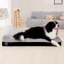Laifug Orthopedic Memory Foam Extra Large Dog Bed with Pillow and Durable Water Proof Liner & Removable Washable Cover & Smart Design & Free Dog Comb