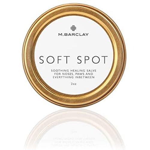 M. Barclay All Natural & Organic Soft Spot Soothing Salve and Balm for Dogs + Cats 2oz