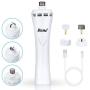 Dono Dog Nail Grinder Upgraded-Professional 3-Speed Electric Dog Nail Clippers Trimmer with 2 Grinding Wheels Portable &Rechargeable Painless Paw Trimmer for Small Medium Large Dogs & Cats