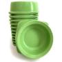 Bamboo Fiber Bowls for Dogs & Cats | Green | 12/pk, 10.2 fl oz, Non-Skid, Wet & Dry Food, Home & Travel, Multi-Use & Disposable Food/Water Bowls for Dogs, Puppies, Cats, & Kittens