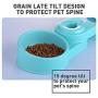 Folomie Double Dog Cat Bowls Pet Automatic Water Dispenser Detachable