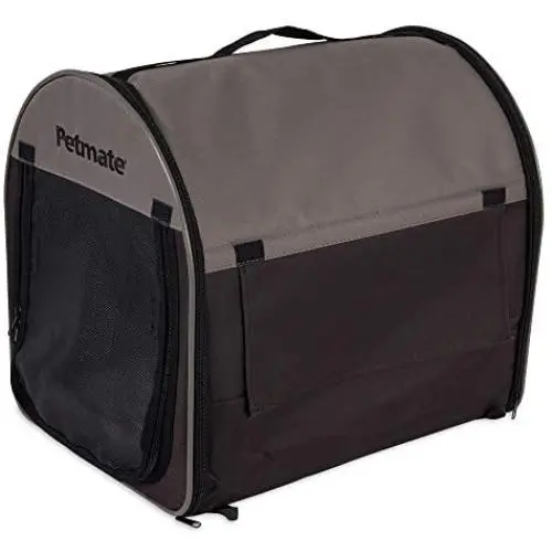 Petmate Portable Pet Home, Dark Taupe/Coffee Grounds Brown Petmate Portable Pet Home, Dark Taupe/Coffee Grounds Brown