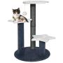 Poils bebe Cat Tree Tower for Indoor Cats, 25-inch Star and Moon Climbing Modern Furniture Scratching Post and Perch for Middle Sized Cats and Small Kitten