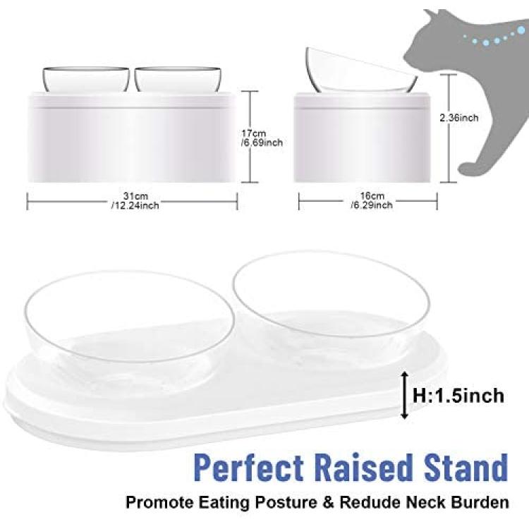 Extra Large Dog Bowl 4500ml Elevated Dog Dish Single Stand, Pet