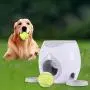 LFOZ Pet Smart Automatic pet Feeder Fetch Tennis Ball Launcher Dog Training Toys Interactive Throwing Ball Machine Dog Feeder
