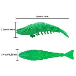 Boerni 2 Pack Catnip Toys, Cat Teeth Cleaning Toys, Crayfish Shape Cat Toothbrush Toy, Natural Rubber Teeth Cleaning Chew Pet Supplies for Cats