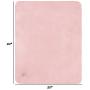 Waterproof Pet Blanket-50”x 60” Soft Plush Throw Protects Couch, Chairs, Car, Bed from Spills, Stains, or Pet Fur-Machine Washable by Petmaker (Pink)