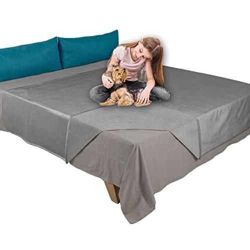 Ameritex Pet Bed Blanket Reversible 100% Waterproof Velvet Super Soft for Sofa and Bed