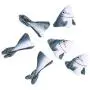 ocijf179 Pet Toy 1 Set Simulation Fish Shark Shaped Animals Funny Pet Cat Plush Toys Accessory - Gray + White ocijf179 Pet Toy 1 Set Simulation Fish Shark Shaped Animals Funny Pet Cat Plush Toys Accessory - Gray + White