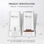Pet Lavu Automatic Replenish Pet Waterer Dispenser(1 Gallon) and Pet Feeder Station(5 LB) for Dogs, Cats or Small Pets