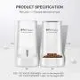 Pet Lavu Automatic Replenish Pet Waterer Dispenser(1 Gallon) and Pet Feeder Station(5 LB) for Dogs, Cats or Small Pets