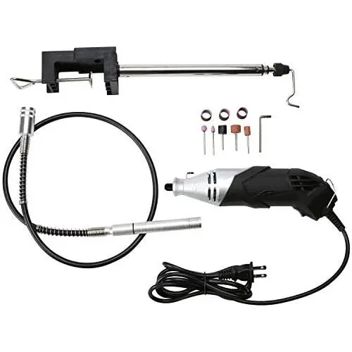 Master Grooming Tools Power Nail Grinders — Heavy-Duty Tools for Smoothly Grinding Pet Nails, Silver/Black Master Grooming Tools Power Nail Grinders — Heavy-Duty Tools for Smoothly Grinding Pet Nails, Silver/Black