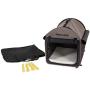Petmate Portable Pet Home, Dark Taupe/Coffee Grounds Brown