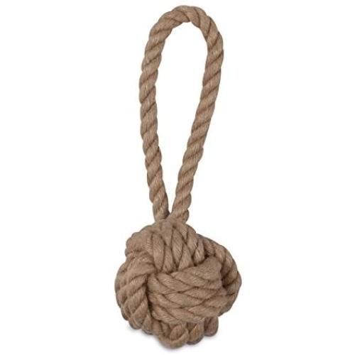 MuttNation Fueled by Miranda Lambert Monkey Fist Rope Dog Toy, Natural