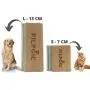 DGZC Shedding Tool Wood Groom Brush, Deshedding Grooming Tool, Professional Pet Wooden Groomer, Ergonomic Design, No Hurt for Dogs, Cats and Horses