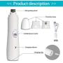 DSS Dog Nail Grinder - Upgraded Electric Pet Nail Trimmer Powerful Painless Paws Grooming & Smoothing for Small Medium Large Dogs & Cats