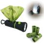 BINTECH 2PCS Poop Bag Holder, Dog Poop Bag Dispenser, Waste Bags Dispenser with Led Flashlight, Dog Waste Bag Holder, Poopbags Dispenser for leash, Includes 2 Roll(15 Bags Per Roll) BINTECH 2PCS Poop Bag Holder, Dog Poop Bag Dispenser, Waste Bags Dispenser with Led Flashlight, Dog Waste Bag Holder, Poopbags Dispenser for leash, Includes 2 Roll(15 Bags Per Roll)