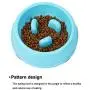 Lorpect Dog Bowl Slow Feeder, Interactive Bloat Stop Pet Bowl for Fast Eaters, Non-Slip Anti Choke Healthy Diet Bowls