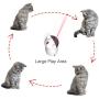 Goopow Cat Toy Automatic, Interactive Laser Toy for Kitten Dogs-USB Charging / Battery Powered , Placing High,5 Random Pattern,Automatic On/Off and Silent, Fast/ Slow Light Flashing Mode