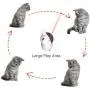 Goopow Cat Toy Automatic, Interactive Laser Toy for Kitten Dogs-USB Charging / Battery Powered , Placing High,5 Random Pattern,Automatic On/Off and Silent, Fast/ Slow Light Flashing Mode Goopow Cat Toy Automatic, Interactive Laser Toy for Kitten Dogs-USB Charging / Battery Powered , Placing High,5 Random Pattern,Automatic On/Off and Silent, Fast/ Slow Light Flashing Mode