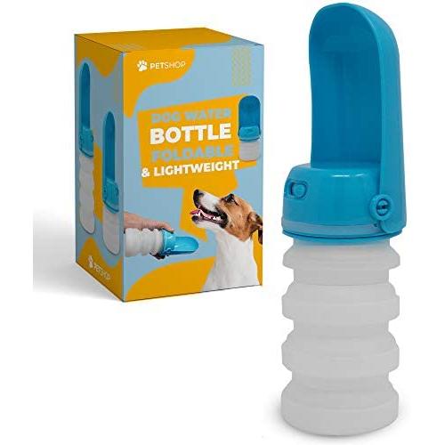 Pet Water Bottle for Dogs 10oz Collapsible Portable and Convenient Travel Outdoor Water Dispenser