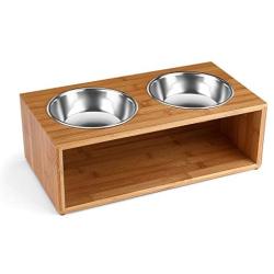 Stig & Bone Dog Bowls for Large Dogs - Elevated with Stand