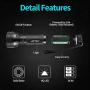 LOFTEK UV Flashlight Black Light, 51 LED 395 nM Flashlight Perfect Detector for Pet Urine and Dry Stains, Handheld Blacklight for Scorpion Hunting