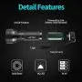 LOFTEK UV Flashlight Black Light, 51 LED 395 nM Flashlight Perfect Detector for Pet Urine and Dry Stains, Handheld Blacklight for Scorpion Hunting