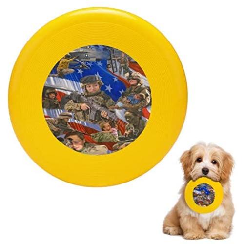 Pet Frisbee Flying Disc Dog Toy - Multifunction Fair Faces of Courage Bob Wilson