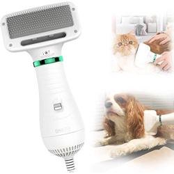 PETRIP Dog Hair Dryer Pet Dryer Professional Grooming Blower Dog Slicker Brush for Medium Small Dog Cat