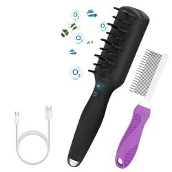 Dog and Cat Brush for Grooming Shedding and Massage，Smart Brush Pet Beauty Tool Comb Kit