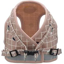 Anbeer Soft Mesh Dog Harness Puppy Adjustable Pet Vest with Walking Leash for Small Dog Breeds and Cats