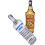 Twin Critters Organic Silvervine Catnip KittiKocktail Liquor Bottle Refillable Plush 2-Pack for Cats & Kittens No Artificial Ingredients - More Powerful Than Catnip - Great Gift for Cocktail drin