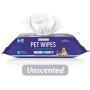 Furbliss Hygienic Pet Wipes for Dogs & Cats, Cleansing Grooming & Deodorizing Hypoallergenic Thick Wipes with All Natural Deoplex Deodorizer by Vetnique Labs