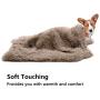 Dasior Pet Dog Cat Fluffy Fur Blanket Sleep Mat Reversible Double Layer Washable for Dog Bed, Couch, Sofa, Car