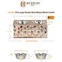 Huntley Pet Elevated Dog and Cat Double Bowl Feeder Stainless Steel Bowls