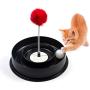 Roamwild Scratcher Play Set for Cats Scratching Pad & Cat Toy Cat Lounge & Interactive Ball Toys Product with Rotating Catnip Compartment