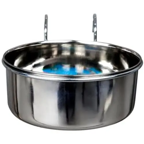 Advance Pet Products Stainless Steel Coop Cups with Hook, 64-Ounce Advance Pet Products Stainless Steel Coop Cups with Hook, 64-Ounce
