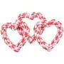 Barleygoo 3PCS Valentines Day Dog Rope Toys Heart Shaped Durable Chew Toy for Small to Medium Dogs Barleygoo 3PCS Valentines Day Dog Rope Toys Heart Shaped Durable Chew Toy for Small to Medium Dogs