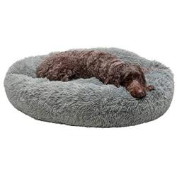 Furhaven Pet - Plush Sofa Orthopedic Dog Bed, L Shaped Chaise Dog Bed, Ergonomic Contour Cradle Lounger, Calming Donut Dog Bed, and More for Dogs and Cats - Multiple Sizes, Styles, and Colors