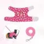 POPETPOP Small Animals Harness Vest and Leash Set, Adjustable Outdoor Walking Chest Strap Harness with Cute Bowknot for Rabbit, Guinea Pig Hamster POPETPOP Small Animals Harness Vest and Leash Set, Adjustable Outdoor Walking Chest Strap Harness with Cute Bowknot for Rabbit, Guinea Pig Hamster