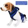 Zerodis Dog Sling Assist Belt, XLarge Polyester Dog Lift Support Harness Blue Adjustable Full Body Lift Harness Walking Strap for Disabled Old Age Dogs