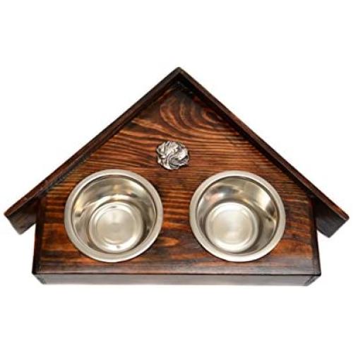 Dog de Bordeaux, Bordeaux Mastiff, French Mastiff, a Dogs Bowl with a Relief from ArtDog