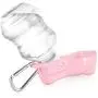 Flexzion Dog Water Bottle with Foldable Bowl Holder Drink Cup Tray Stand Attachment for Walking, Travel Drinking Dispenser Hanging Buckle Accessory for Pets, Dogs, Cats, Small Animals Flexzion Dog Water Bottle with Foldable Bowl Holder Drink Cup Tray Stand Attachment for Walking, Travel Drinking Dispenser Hanging Buckle Accessory for Pets, Dogs, Cats, Small Animals