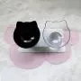 Luck Dawn Double Dog Cat Bowls with Raised Stand, 15 Degree Tilted Design Neck Guard Stand Raised Pet Food Water Feeder Bowl for Cats or Small Dogs Luck Dawn Double Dog Cat Bowls with Raised Stand, 15 Degree Tilted Design Neck Guard Stand Raised Pet Food Water Feeder Bowl for Cats or Small Dogs