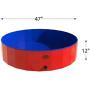 PETMAKER Pet Pool and Bathing Tub-Foldable with Carrying Bag Included